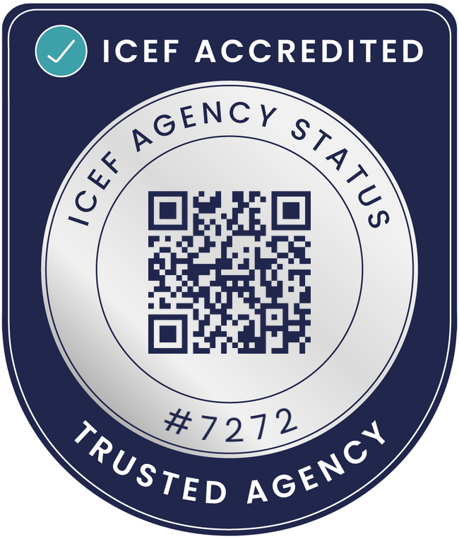 ICEF IAS Agency badge